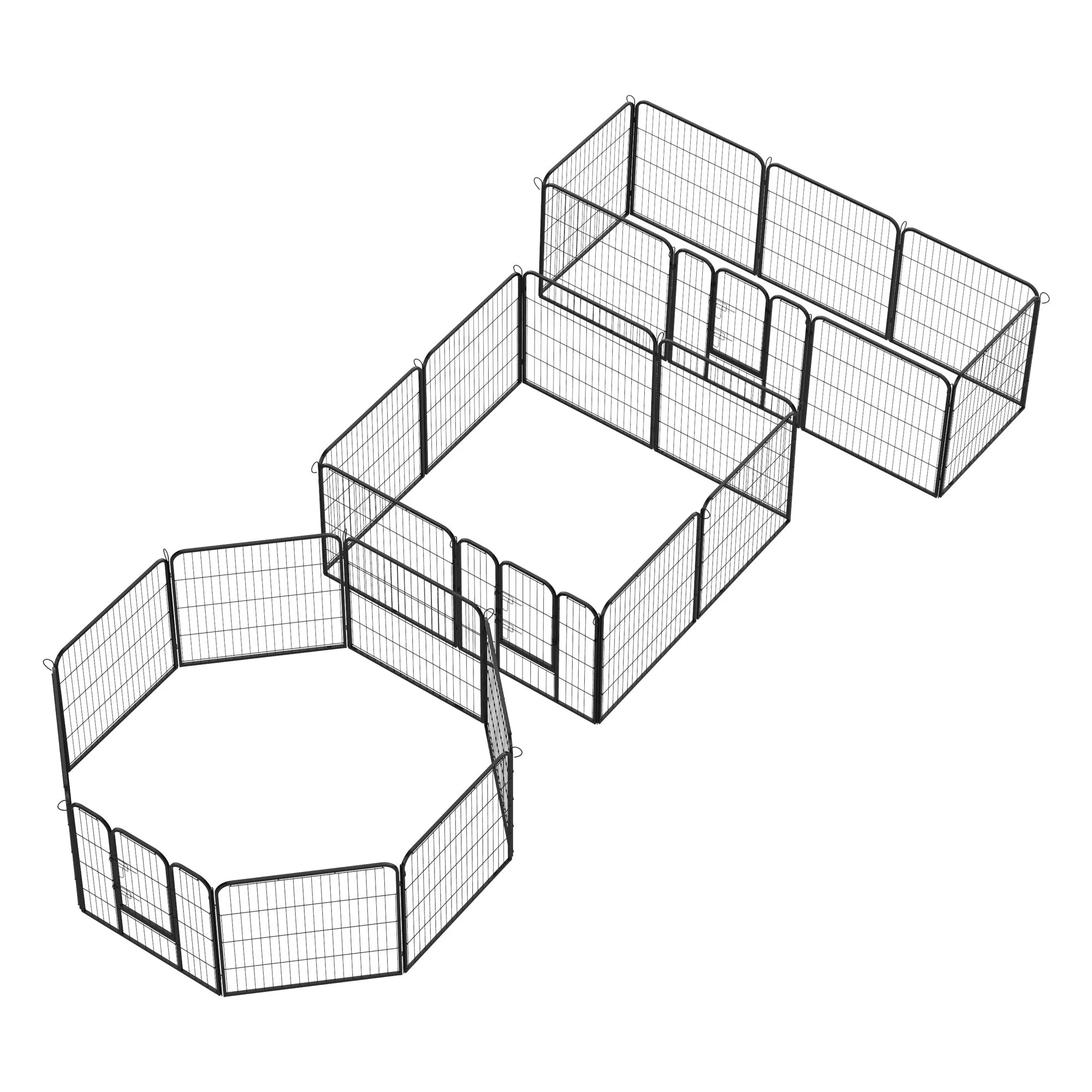 32" 8 Panel Metal Pet Playpen