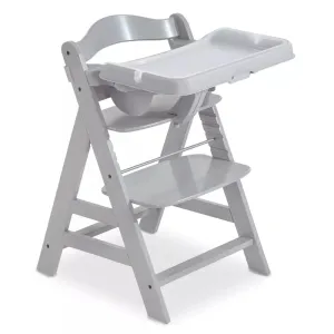 Alpha  Highchair with Tray - Grey