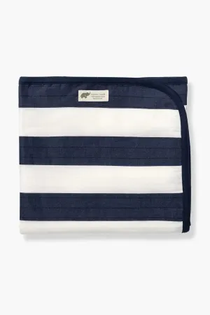 Always Blanket_Blue Cabana Stripe