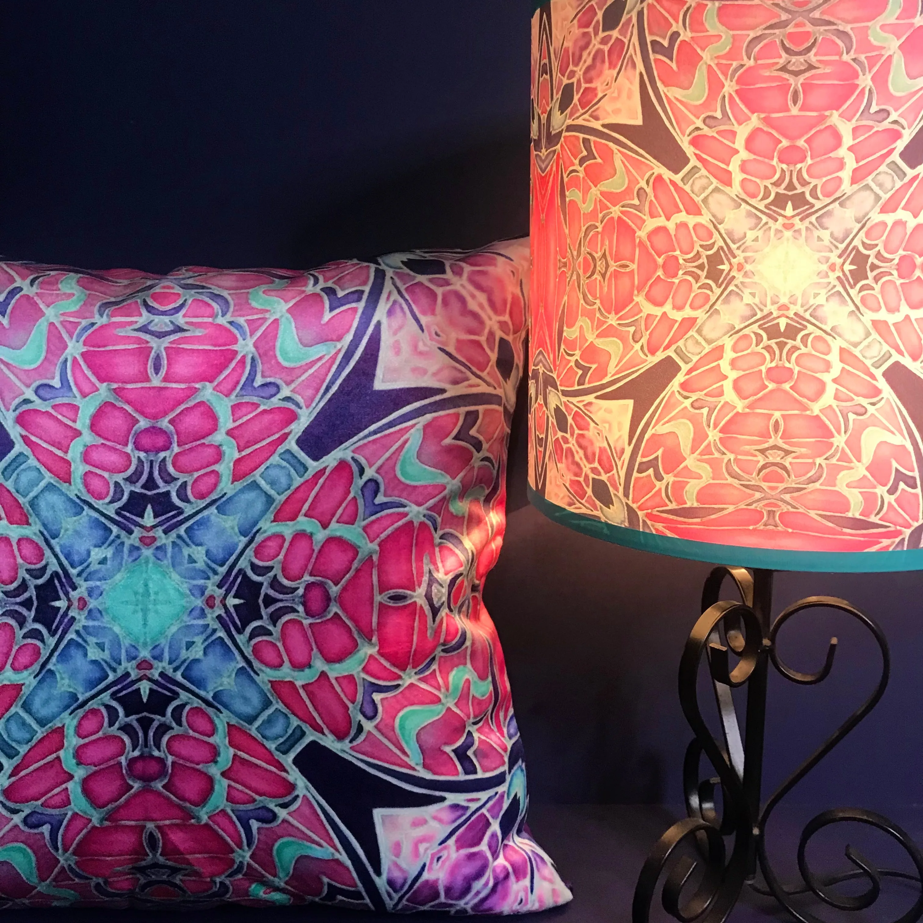Art Nouveau Pink Mint Butterfly Echoes Luxury Velvet Cushions, High Quality Decor Throw Pillows