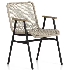 Avera Outdoor Dining Chair, Bronze