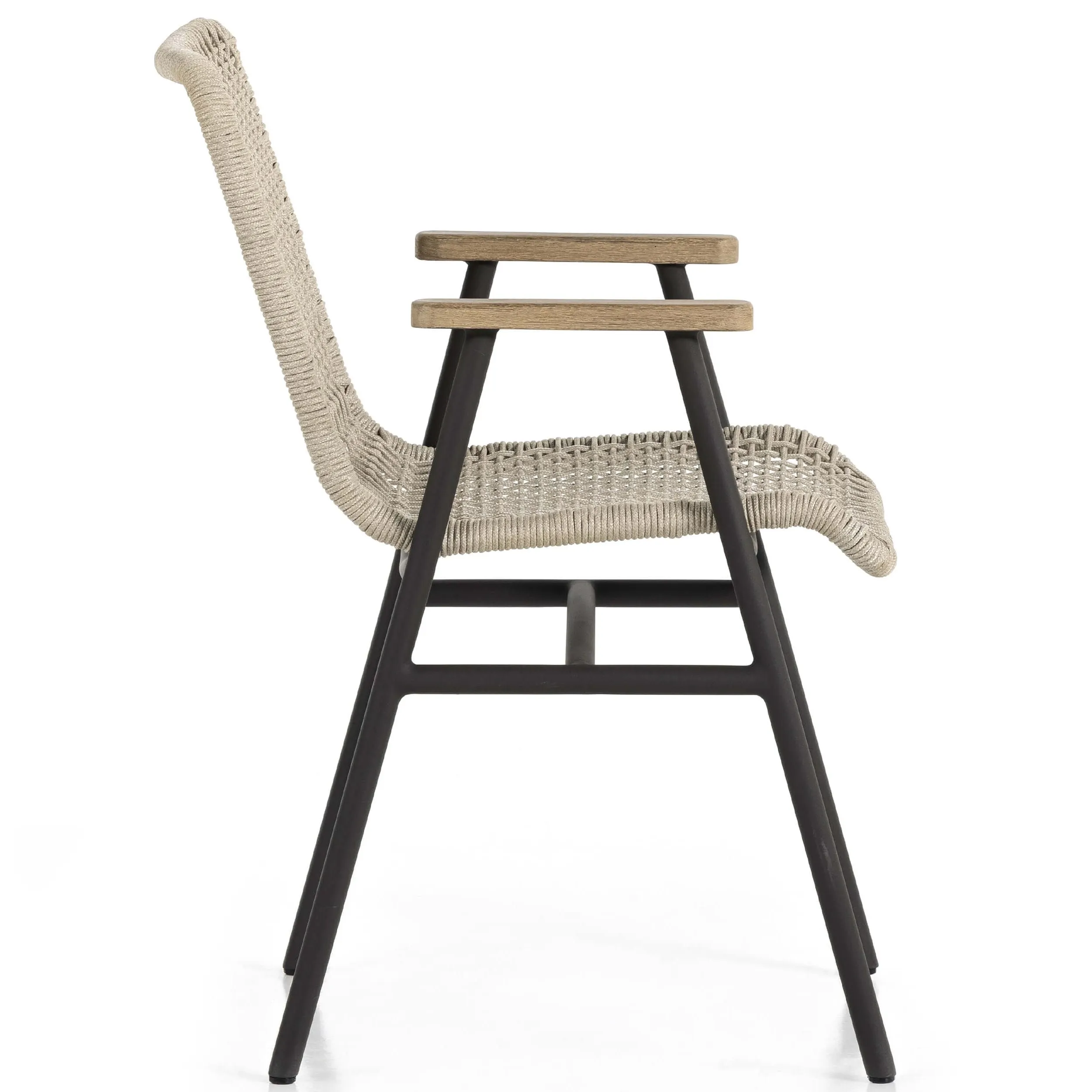 Avera Outdoor Dining Chair, Bronze