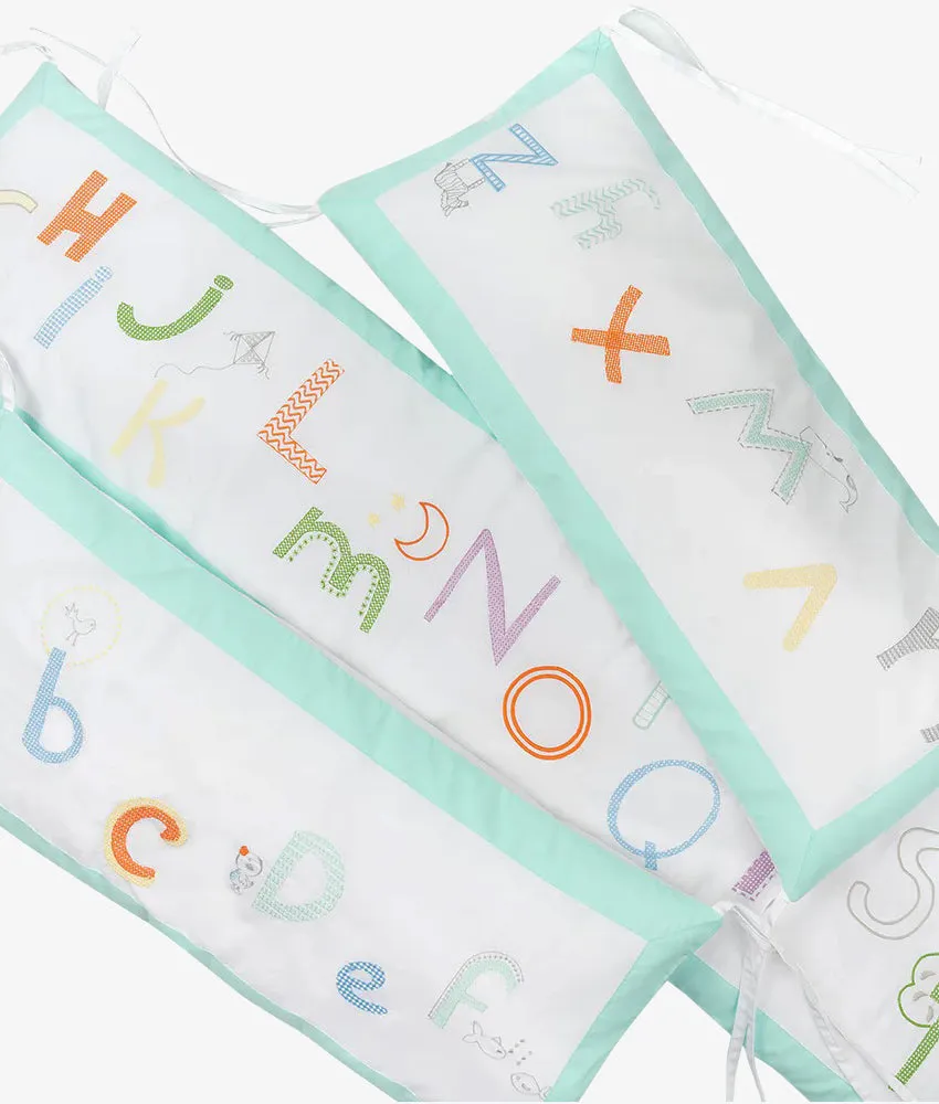 Baby Cot Bumpers – Alphabet Theme