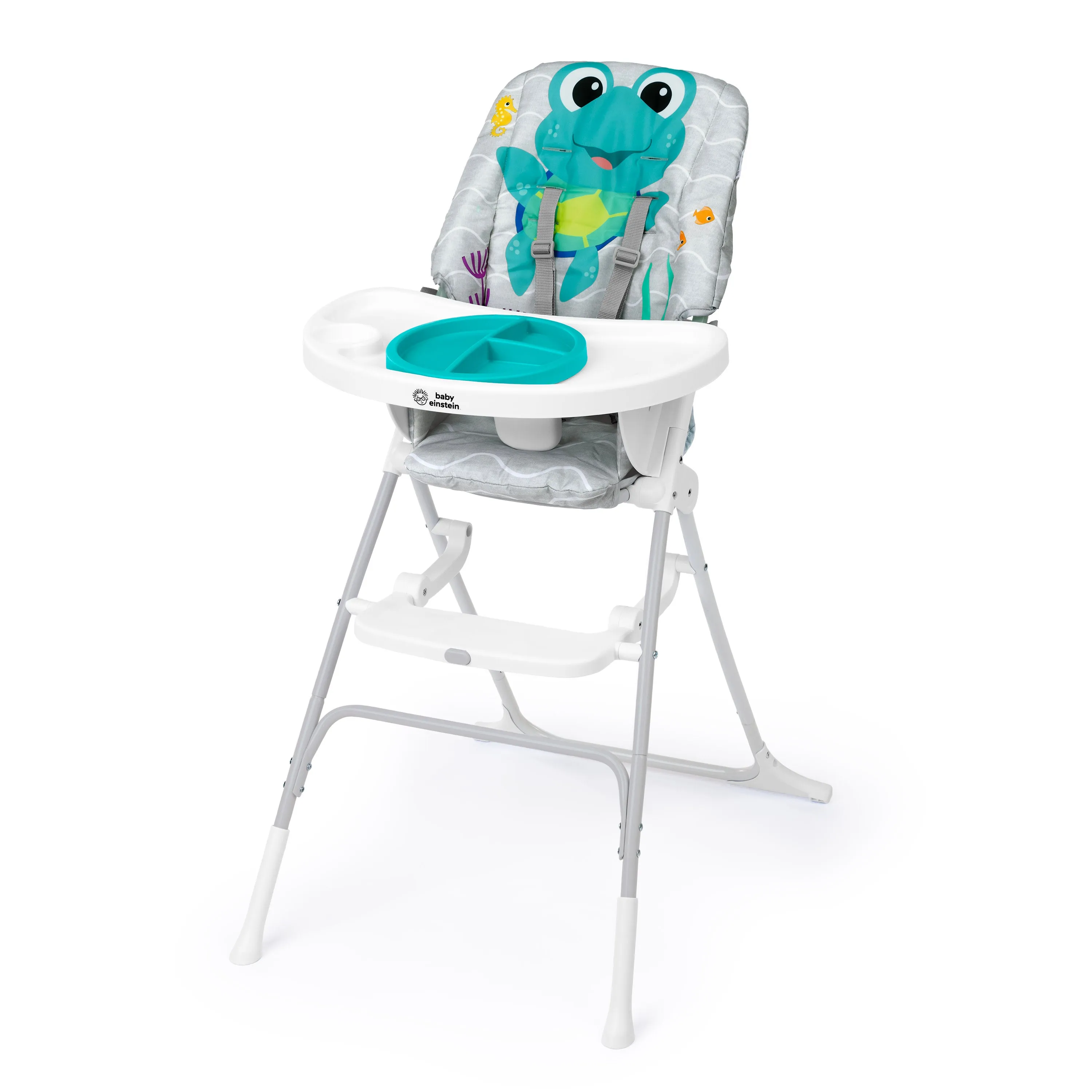 Baby Einstein Ocean Explorers Snack & Splash Compact Folding High Chair, Unisex