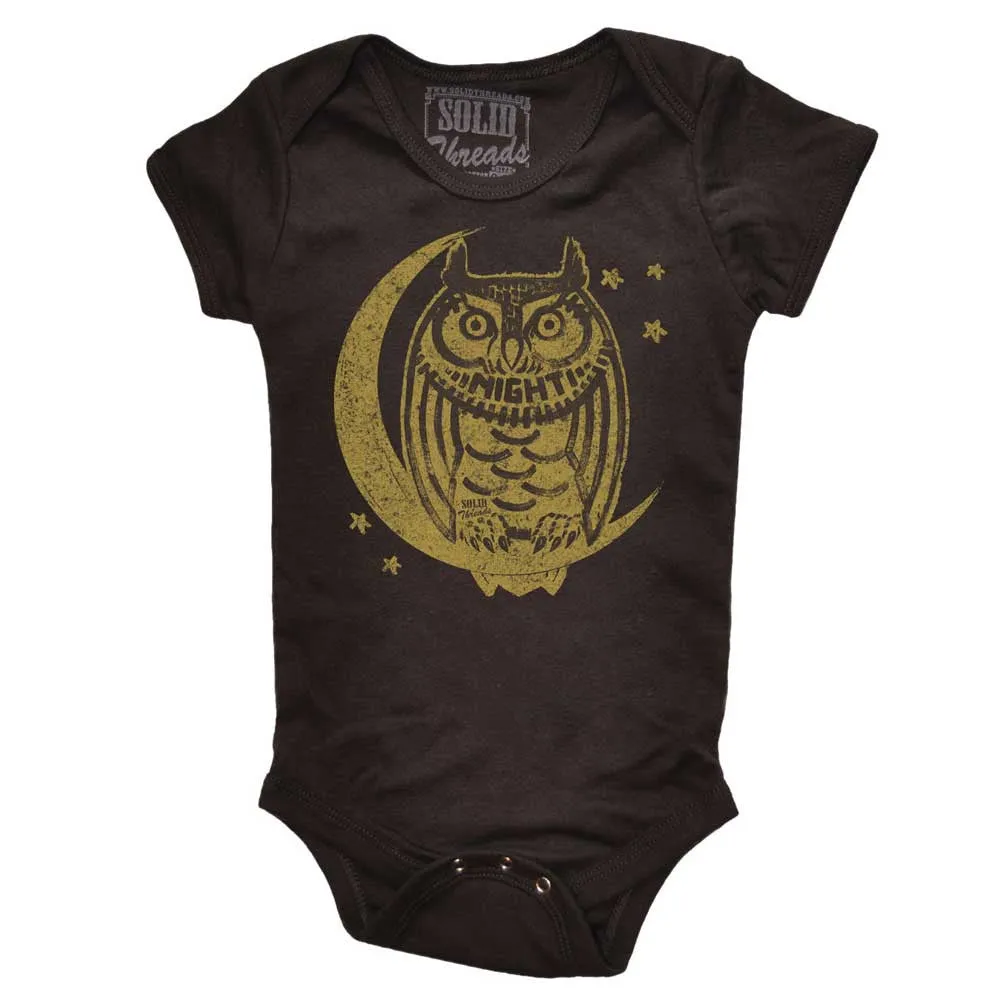 Baby Night Owl One Piece Romper