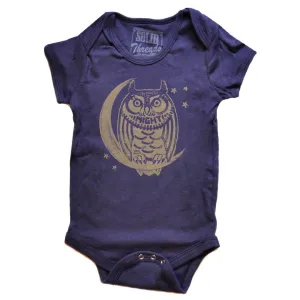 Baby Night Owl One Piece Romper
