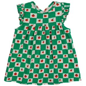 Baby Tomato All Over Ruffle Dress by Bobo Choses - Last Ones In Stock - 12-18 Months