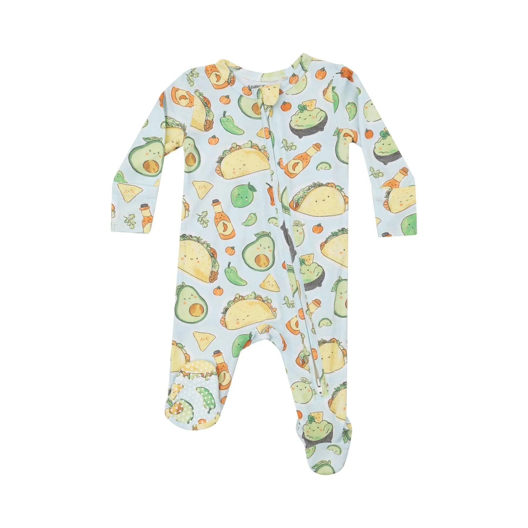 Baby Unisex Footie | 2 Way Zipper - Happy Tacos | Angel Dear
