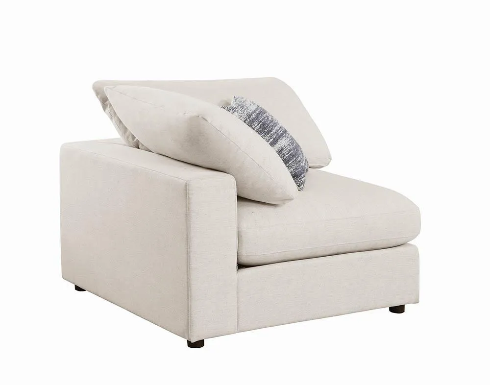 Beige - Serene Upholstered Corner Beige
