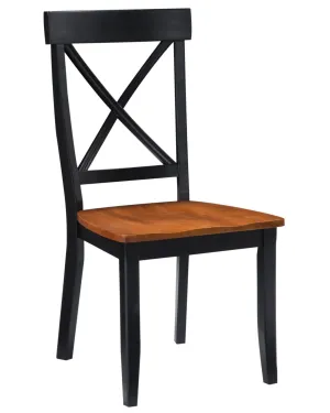 Bishop Black Dining Chair Pair