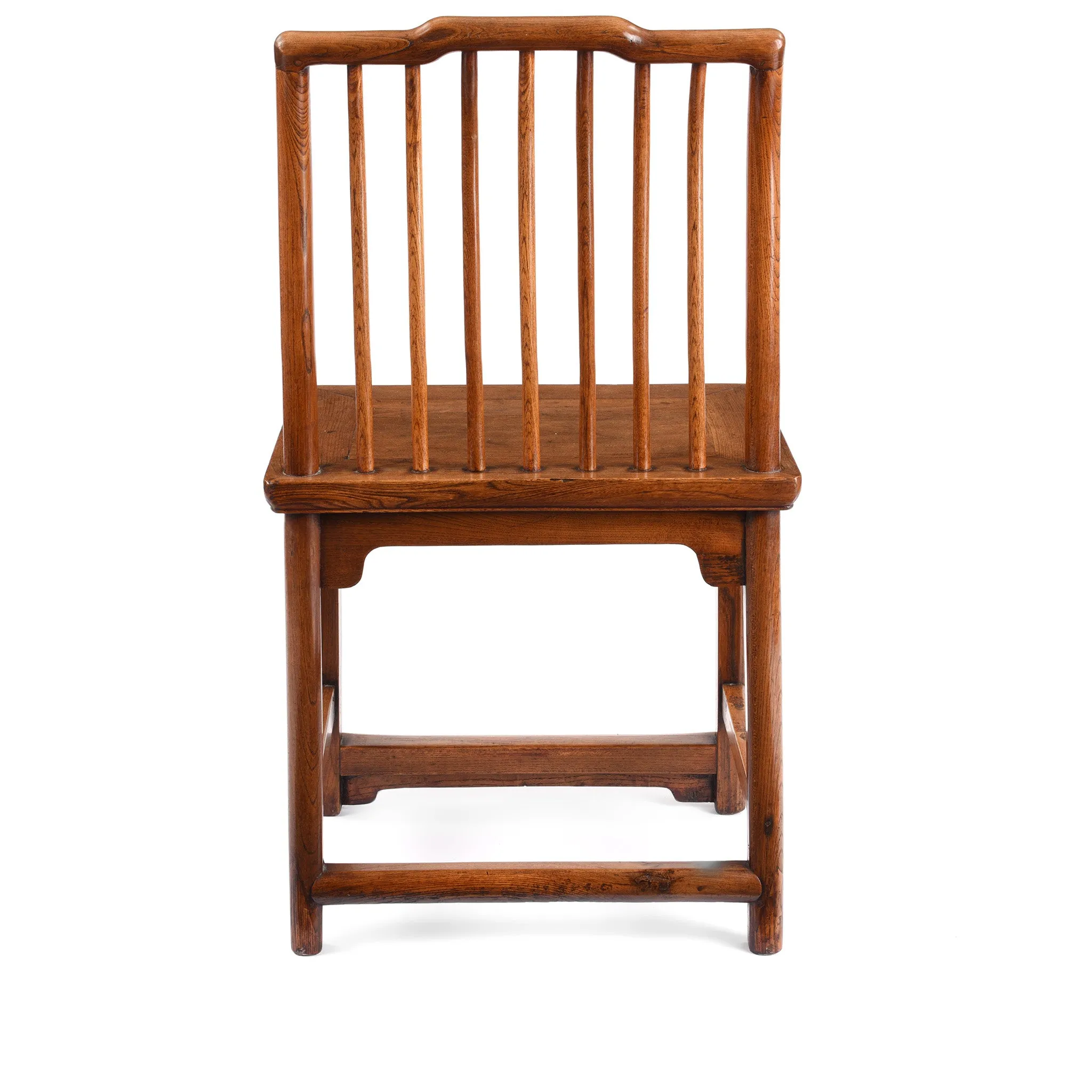 Chinese Red Elm Book Chair - 19th Century