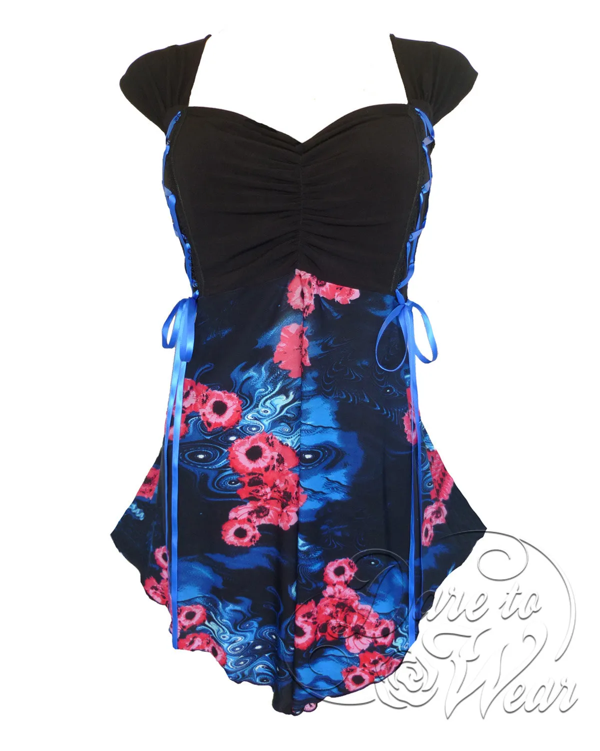 Cinch Top in Blue Potion
