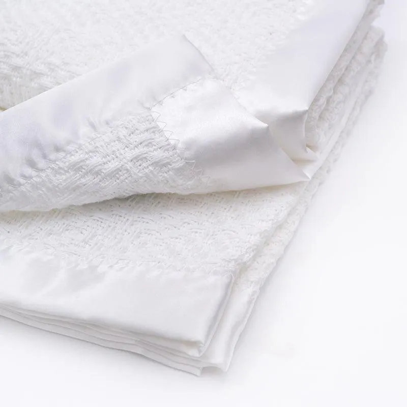 Diamond Weave Cotton Baby Blanket