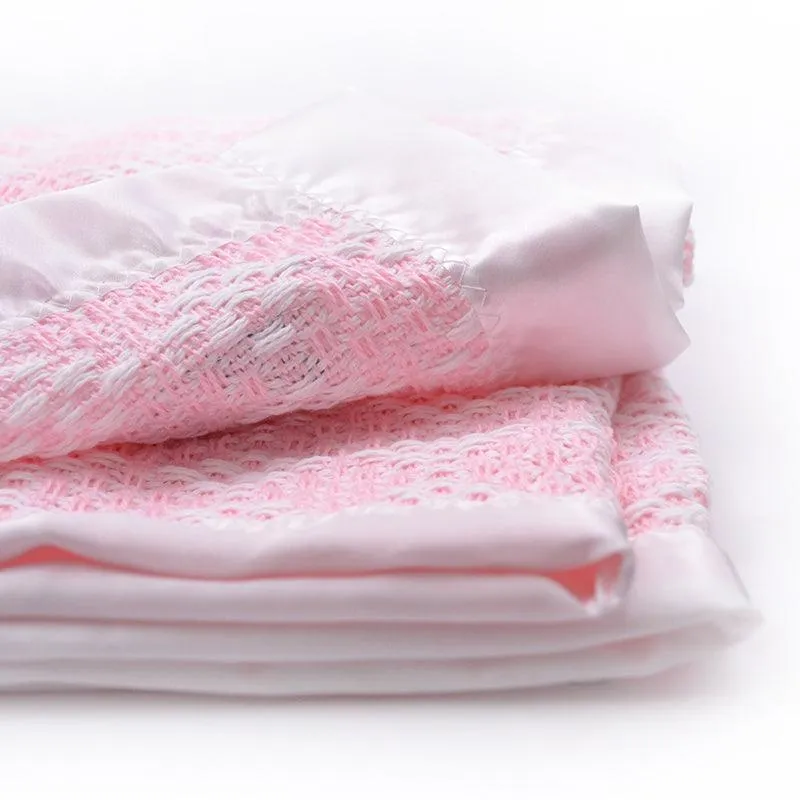 Diamond Weave Cotton Baby Blanket