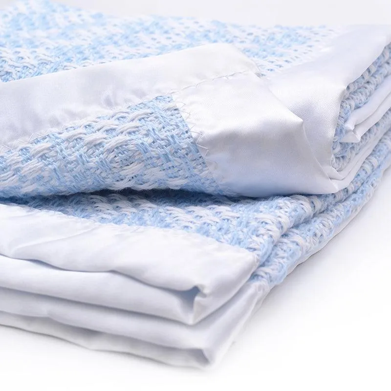 Diamond Weave Cotton Baby Blanket