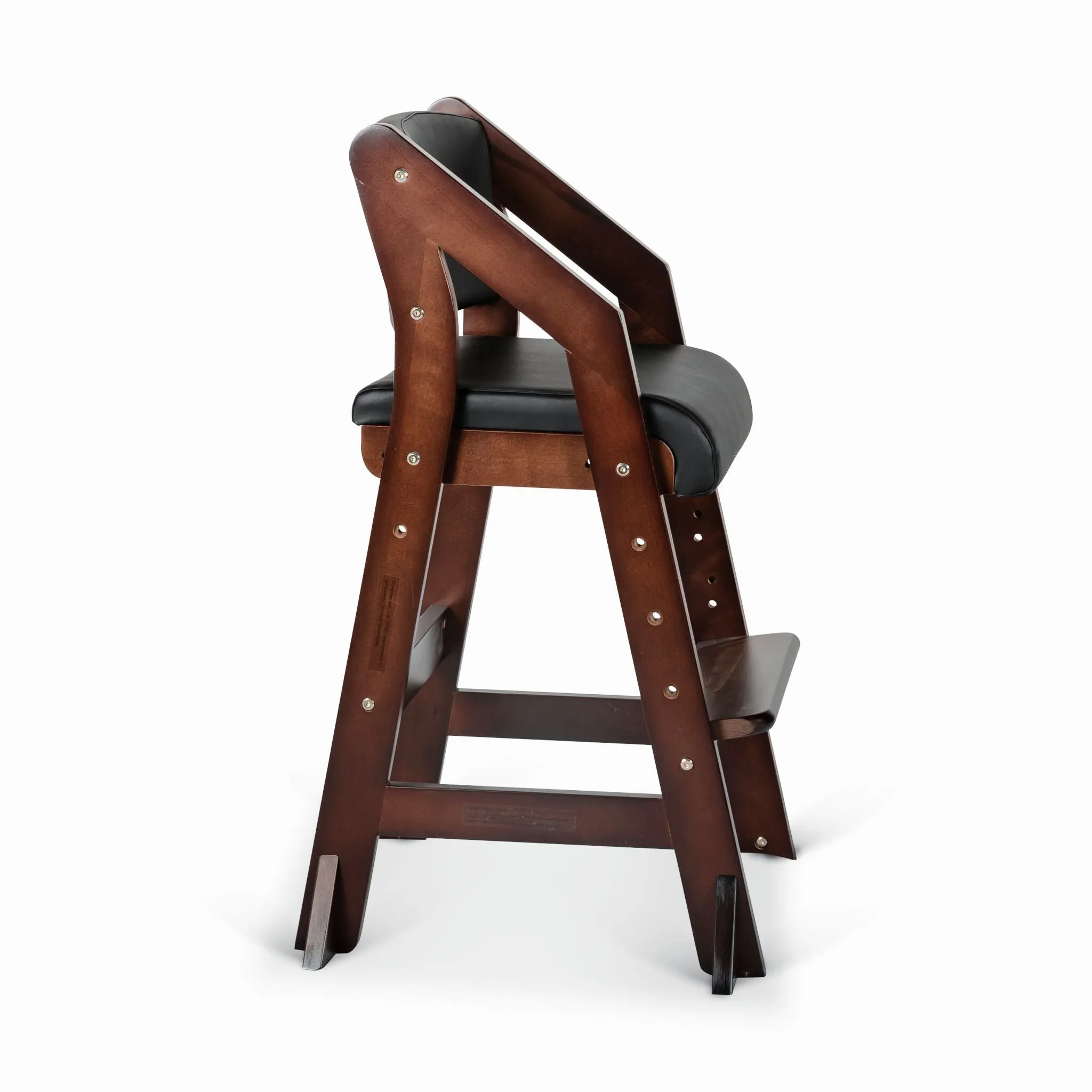 Dine and Grow TODDLER DINING CHAIR - Walnut & Black
