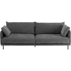 Edna Grey 3 Seater Sofa