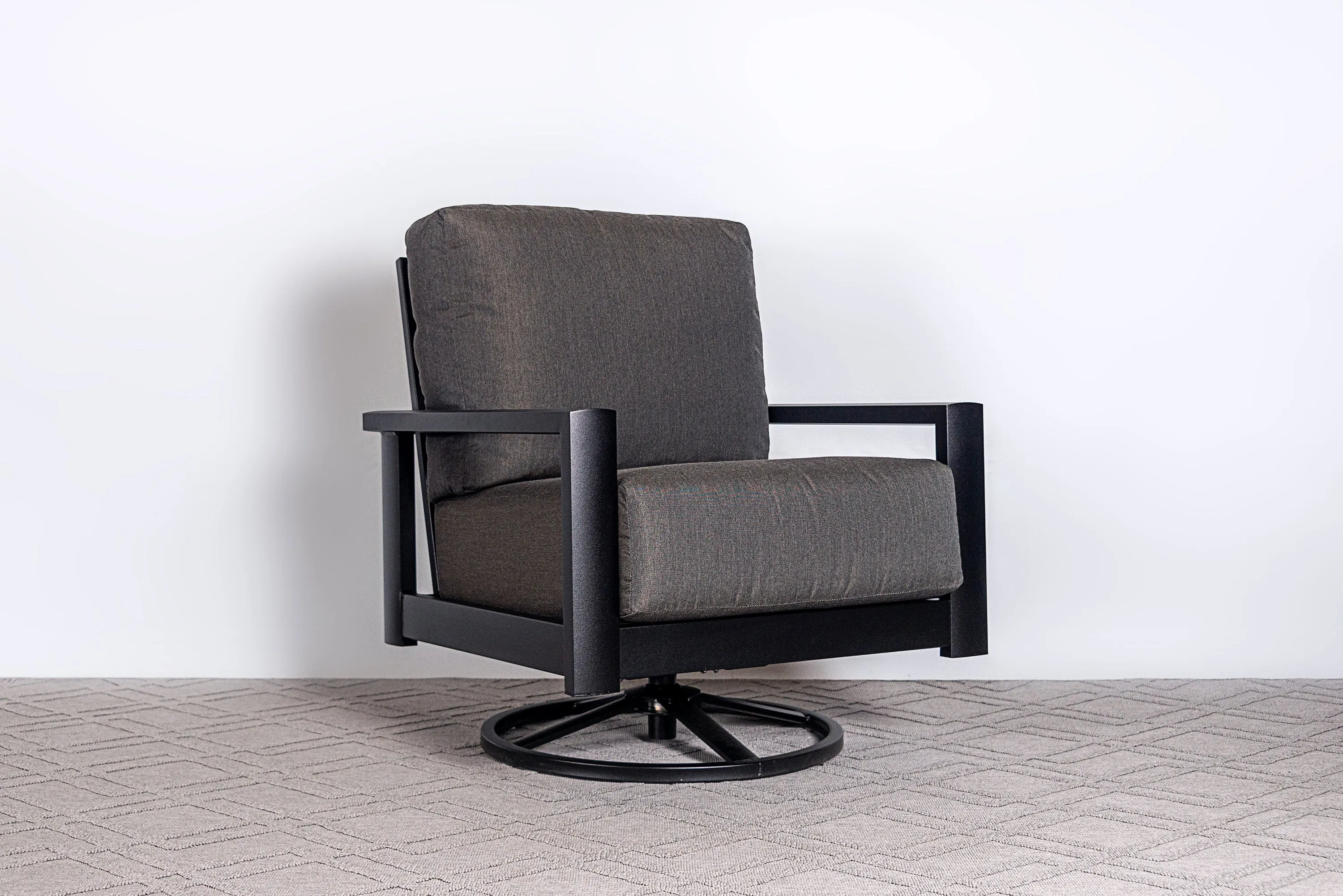 Elements Swivel Rocking Club Chair
