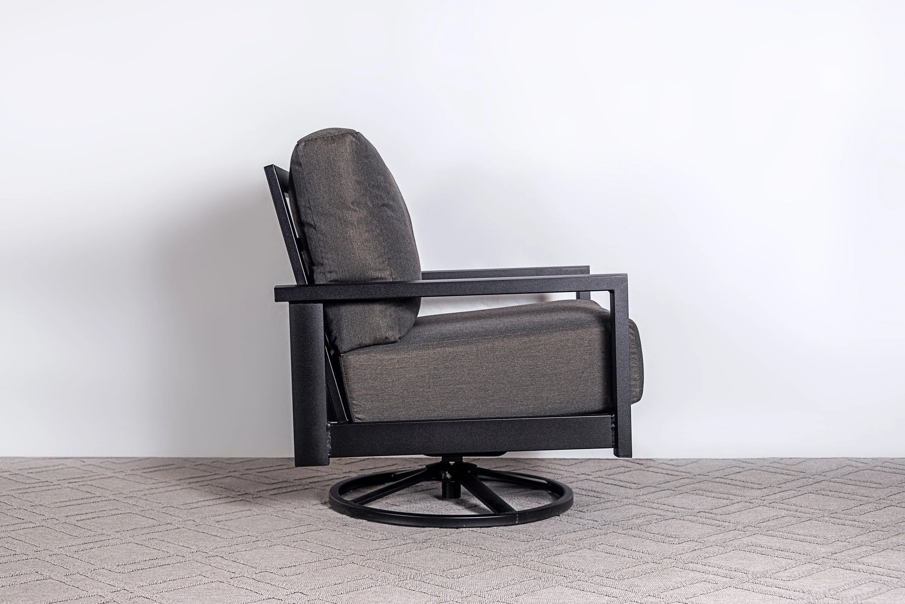 Elements Swivel Rocking Club Chair