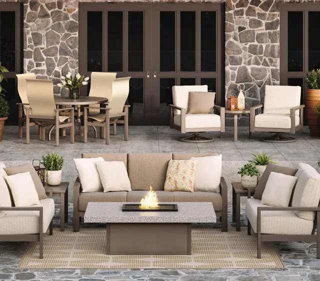 Elements Swivel Rocking Club Chair
