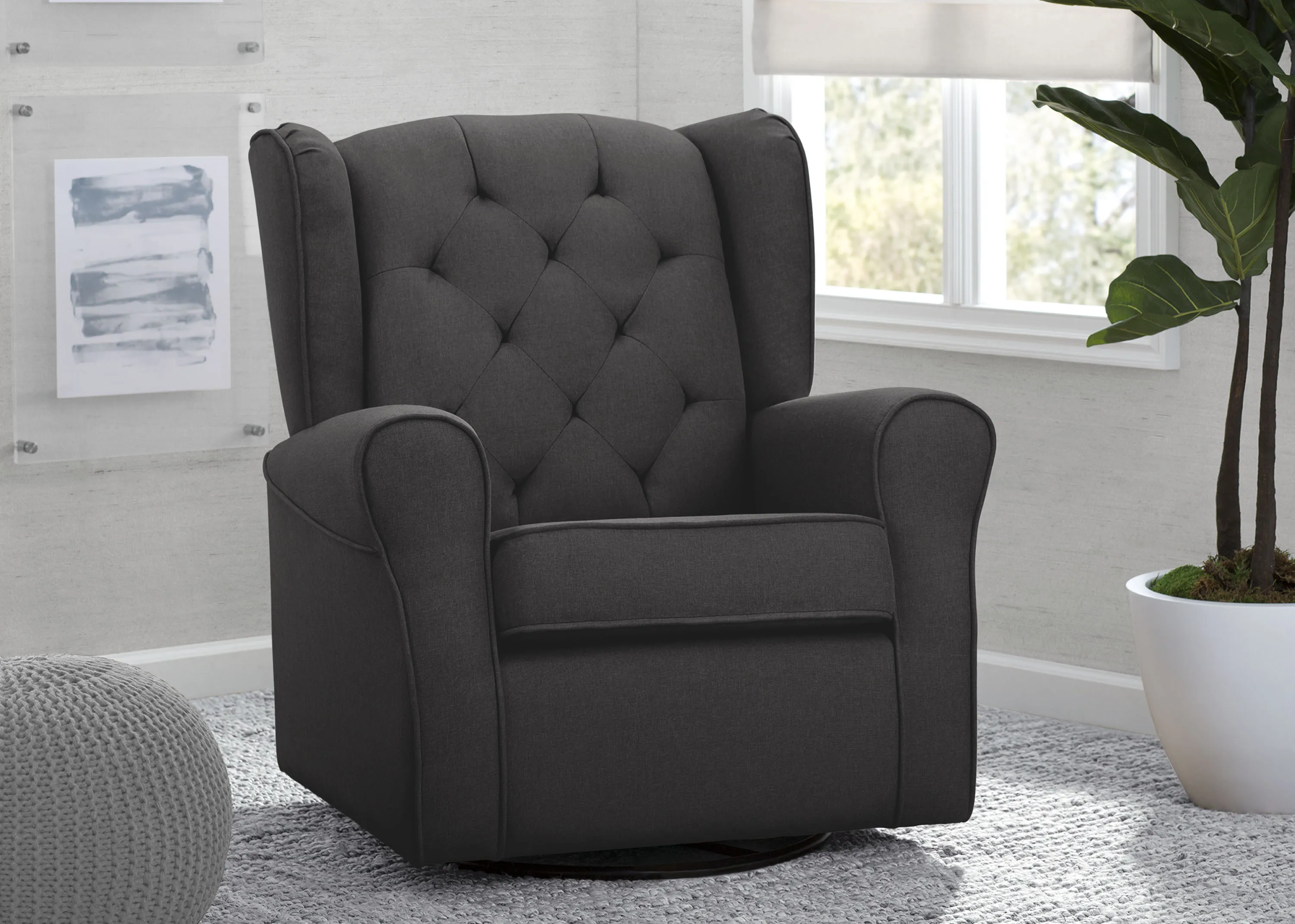 Emma Nursery Glider Swivel Rocker Chair