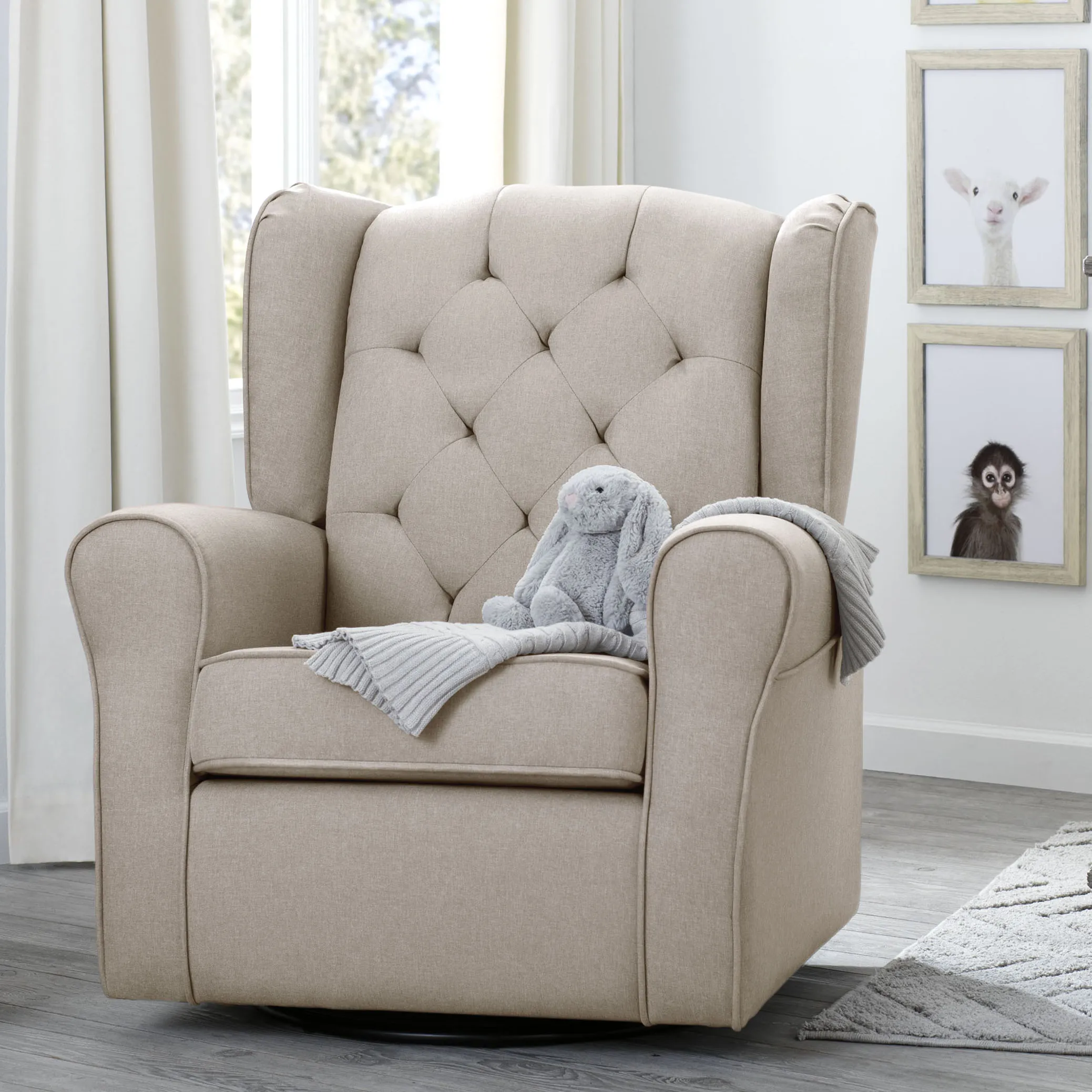 Emma Nursery Glider Swivel Rocker Chair
