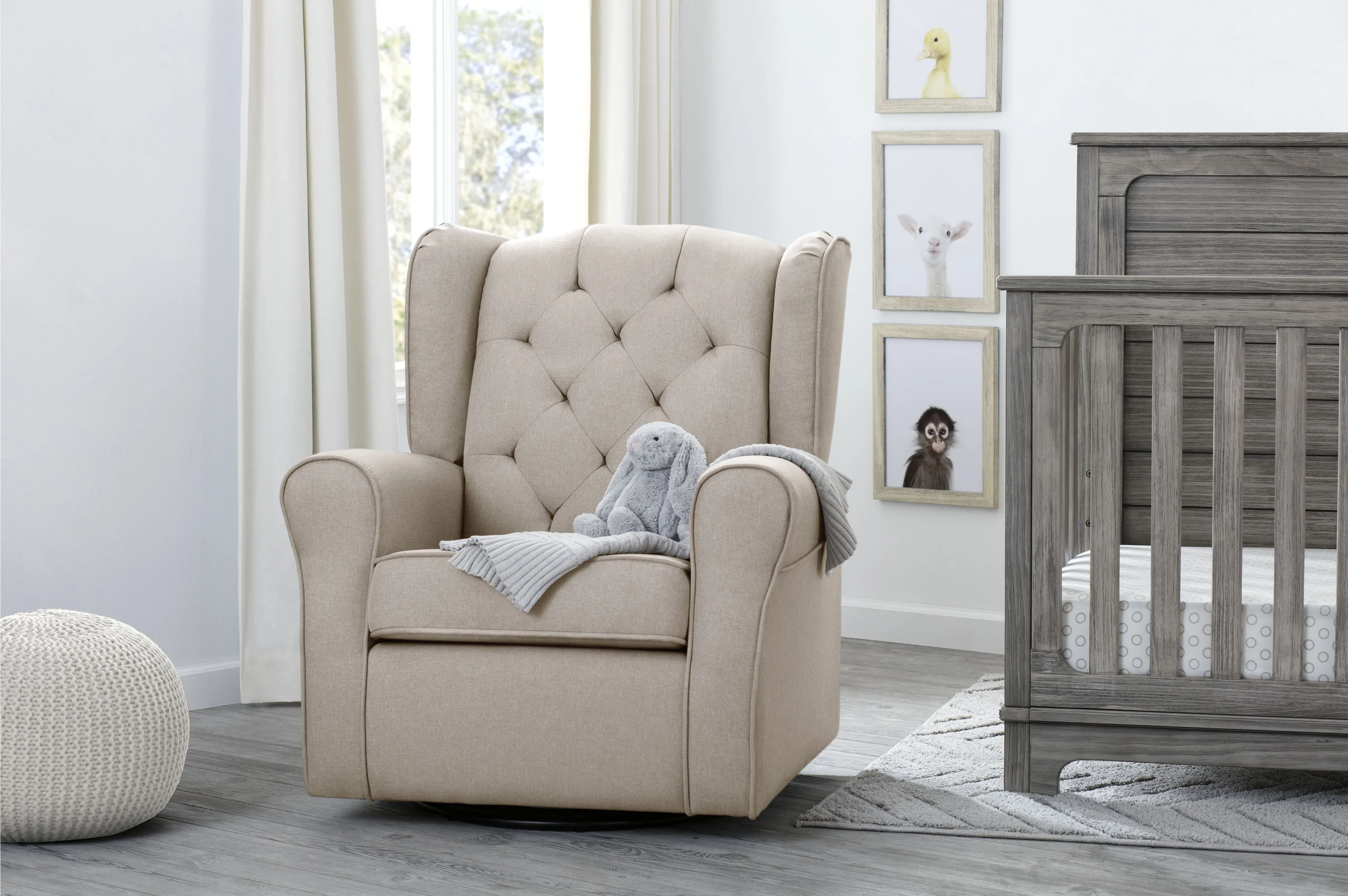 Emma Nursery Glider Swivel Rocker Chair