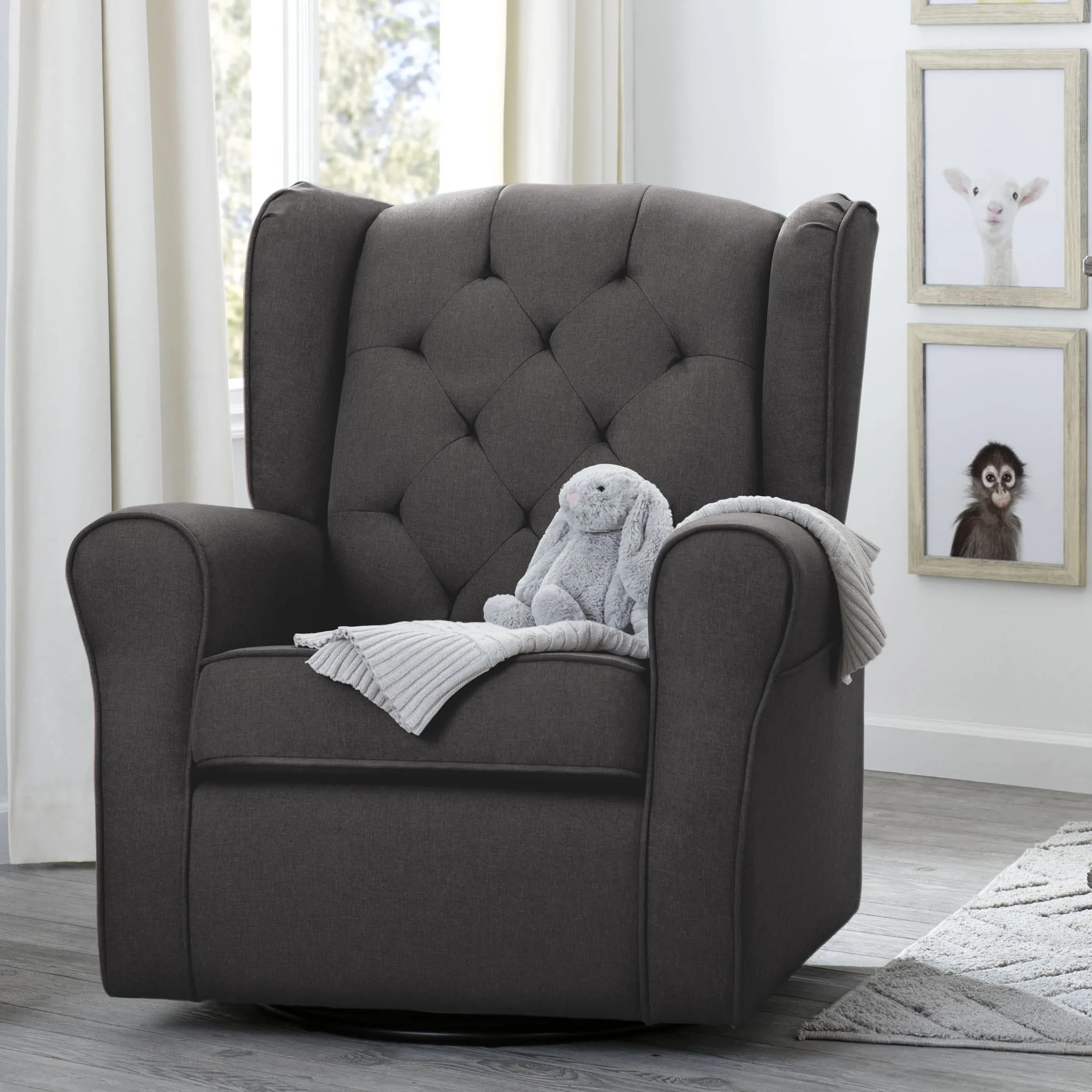 Emma Nursery Glider Swivel Rocker Chair
