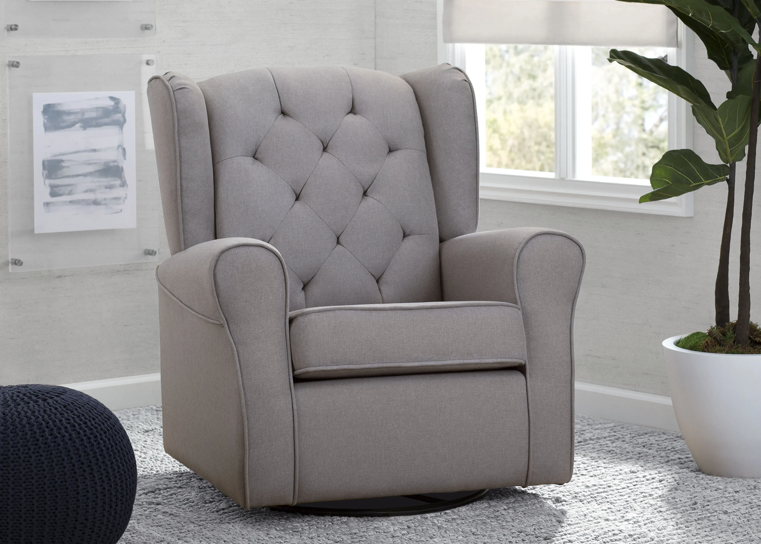 Emma Nursery Glider Swivel Rocker Chair