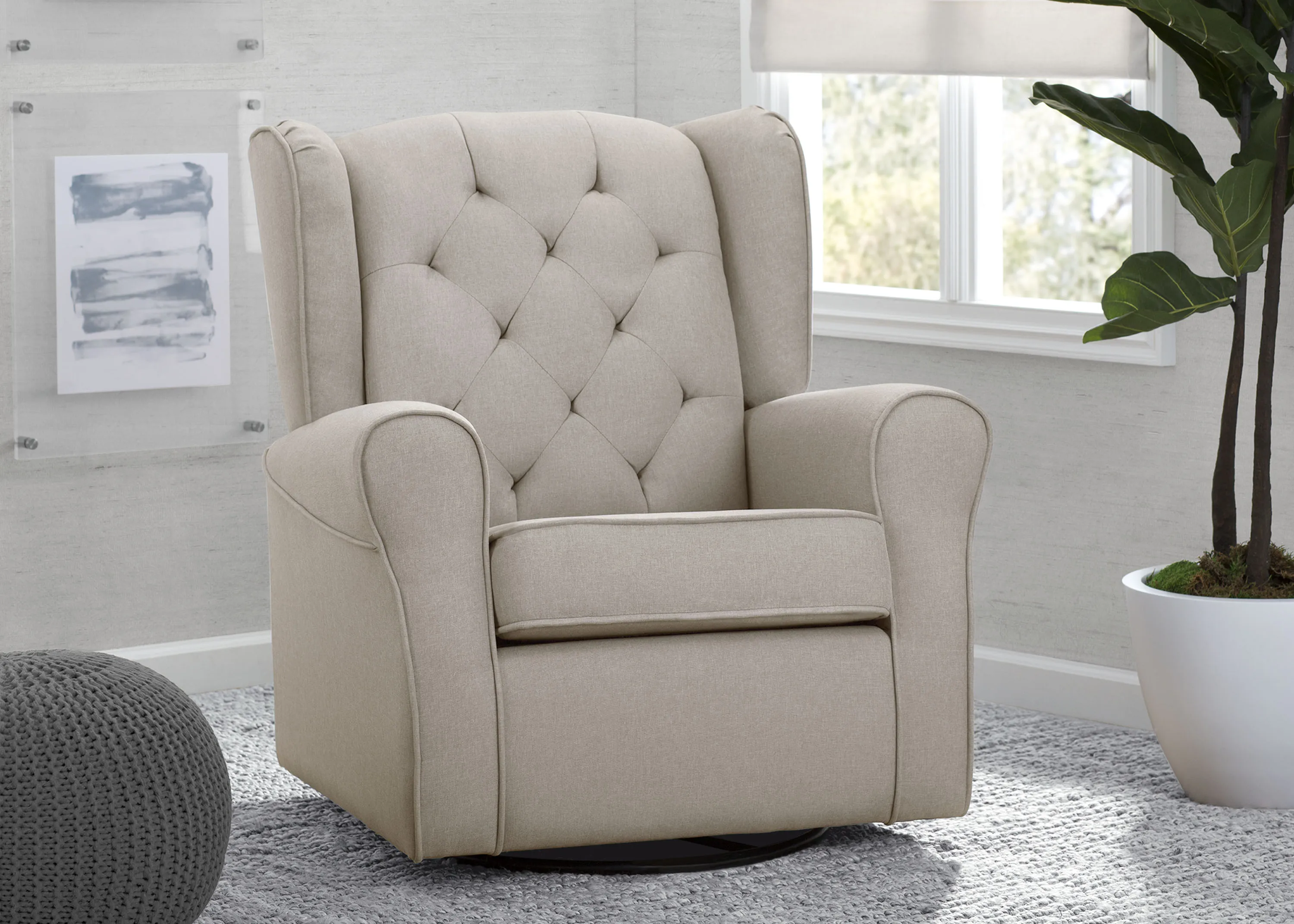 Emma Nursery Glider Swivel Rocker Chair