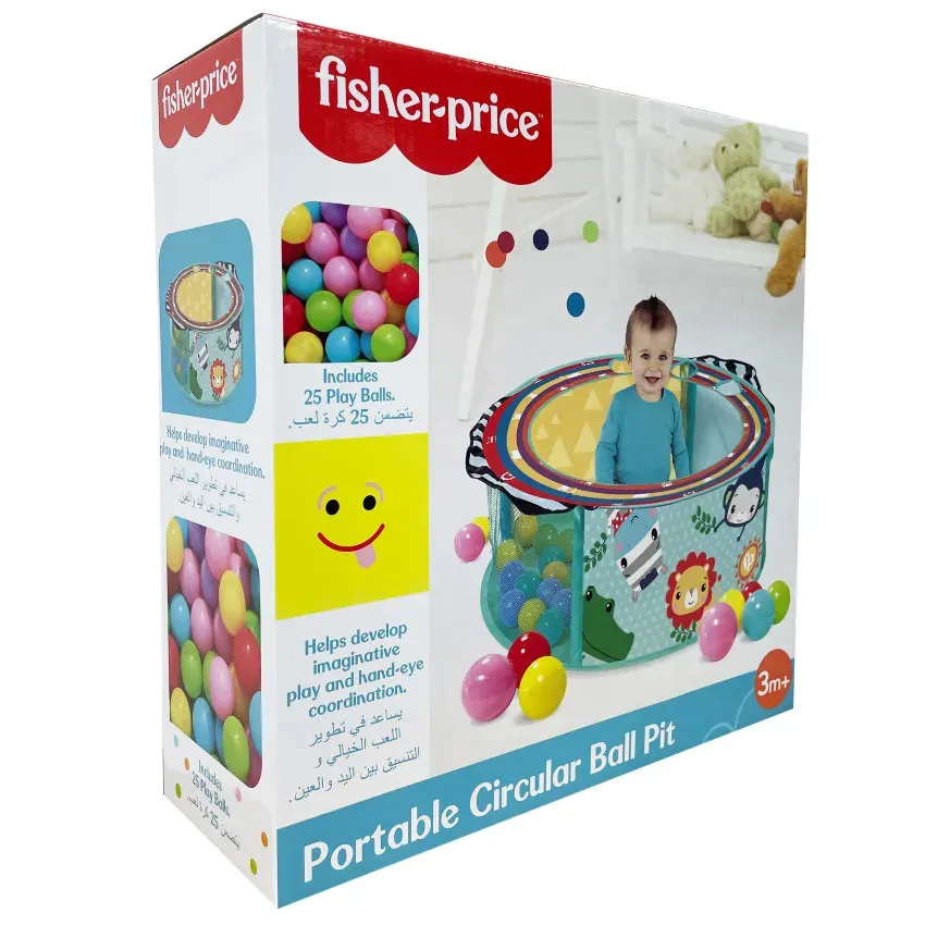 Fisher Price Circular Ball  Pit W/25 Balls