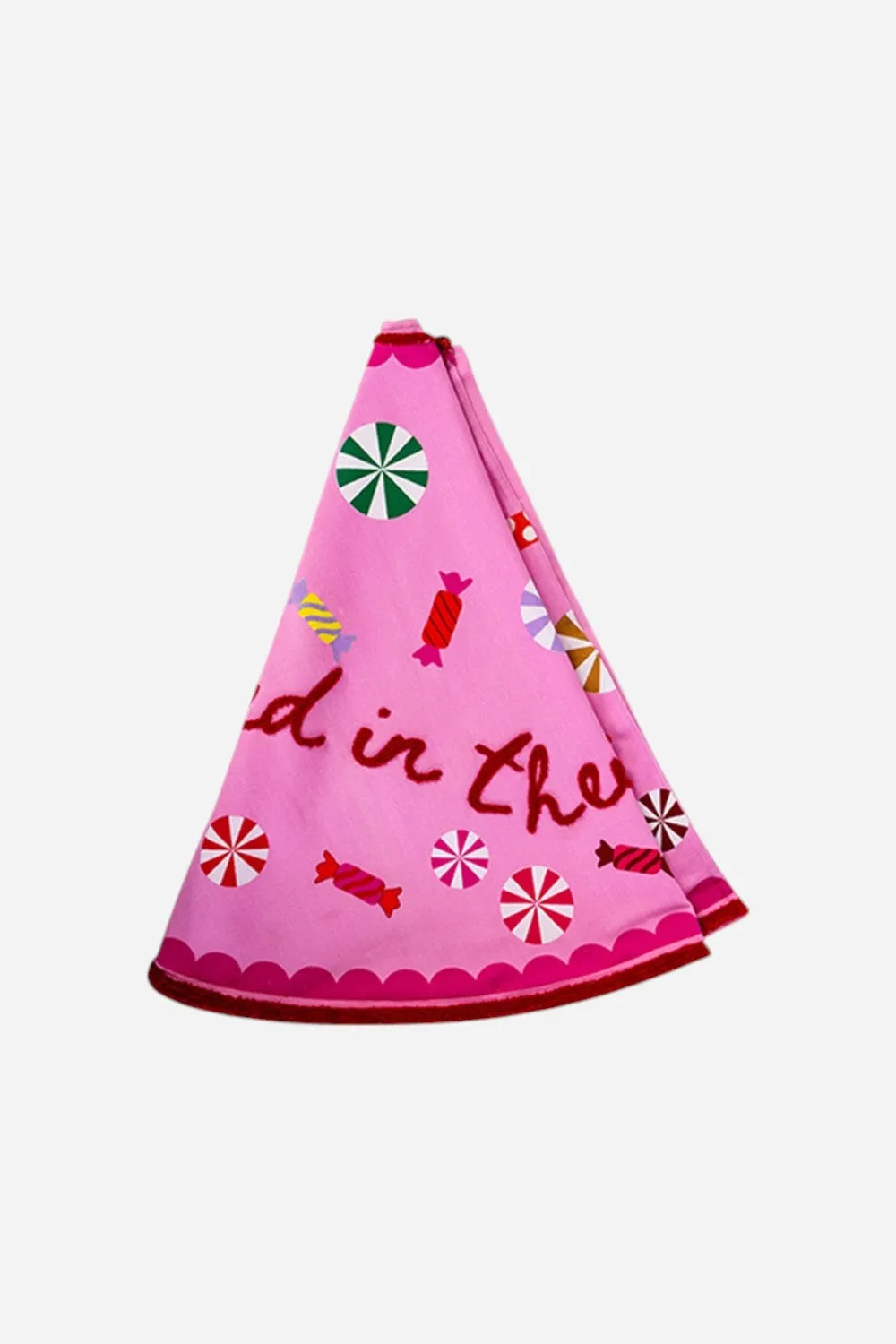 Furbish Sugar Plums Embroidered Tree Skirt
