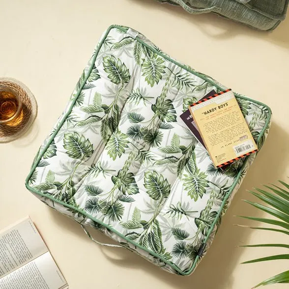 Green Leaf Sustainable Floor Cushion