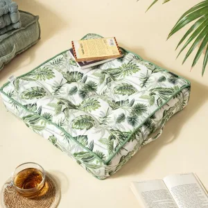 Green Leaf Sustainable Floor Cushion
