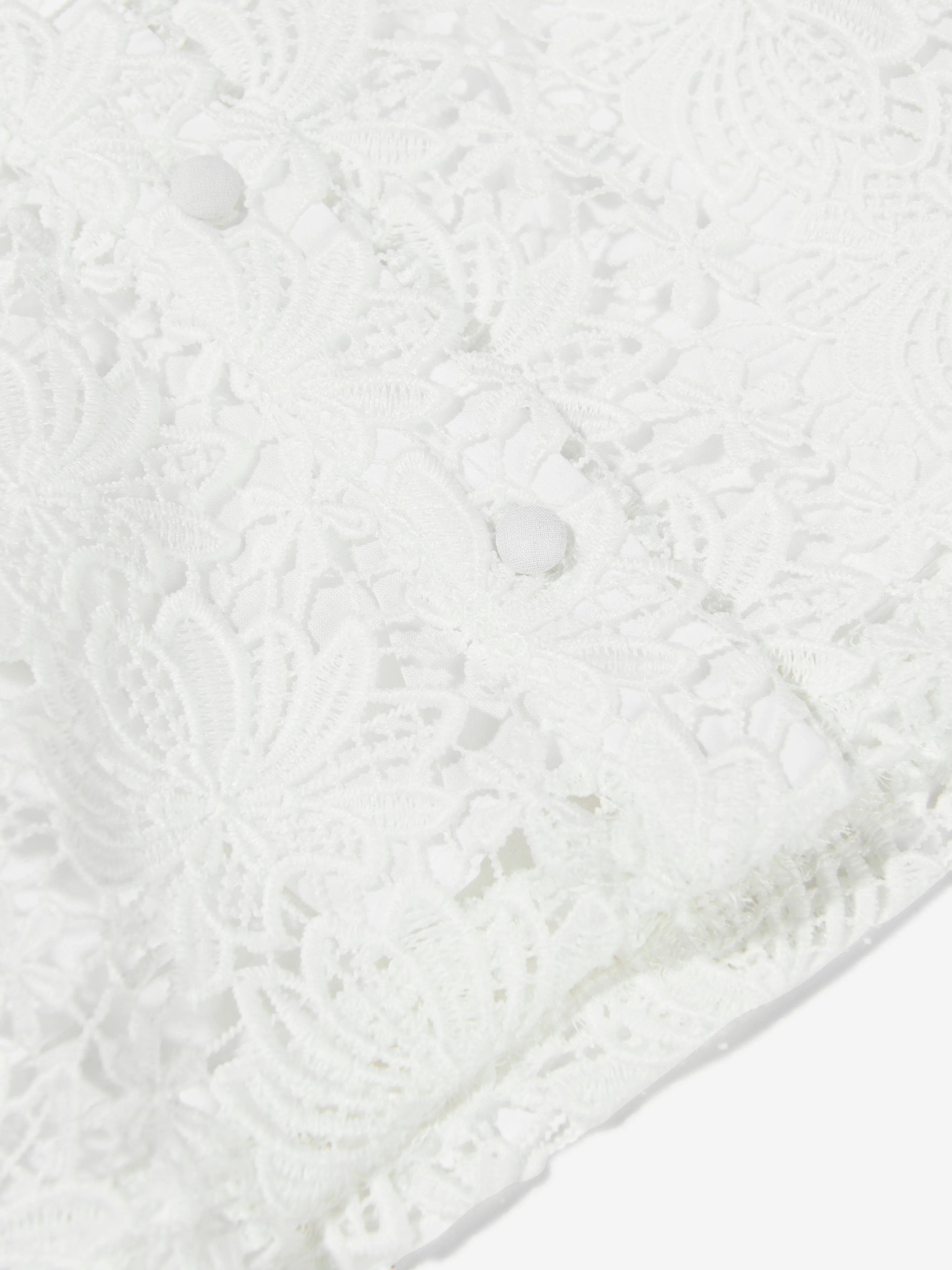 Guess Girls Lace Skirt in White
