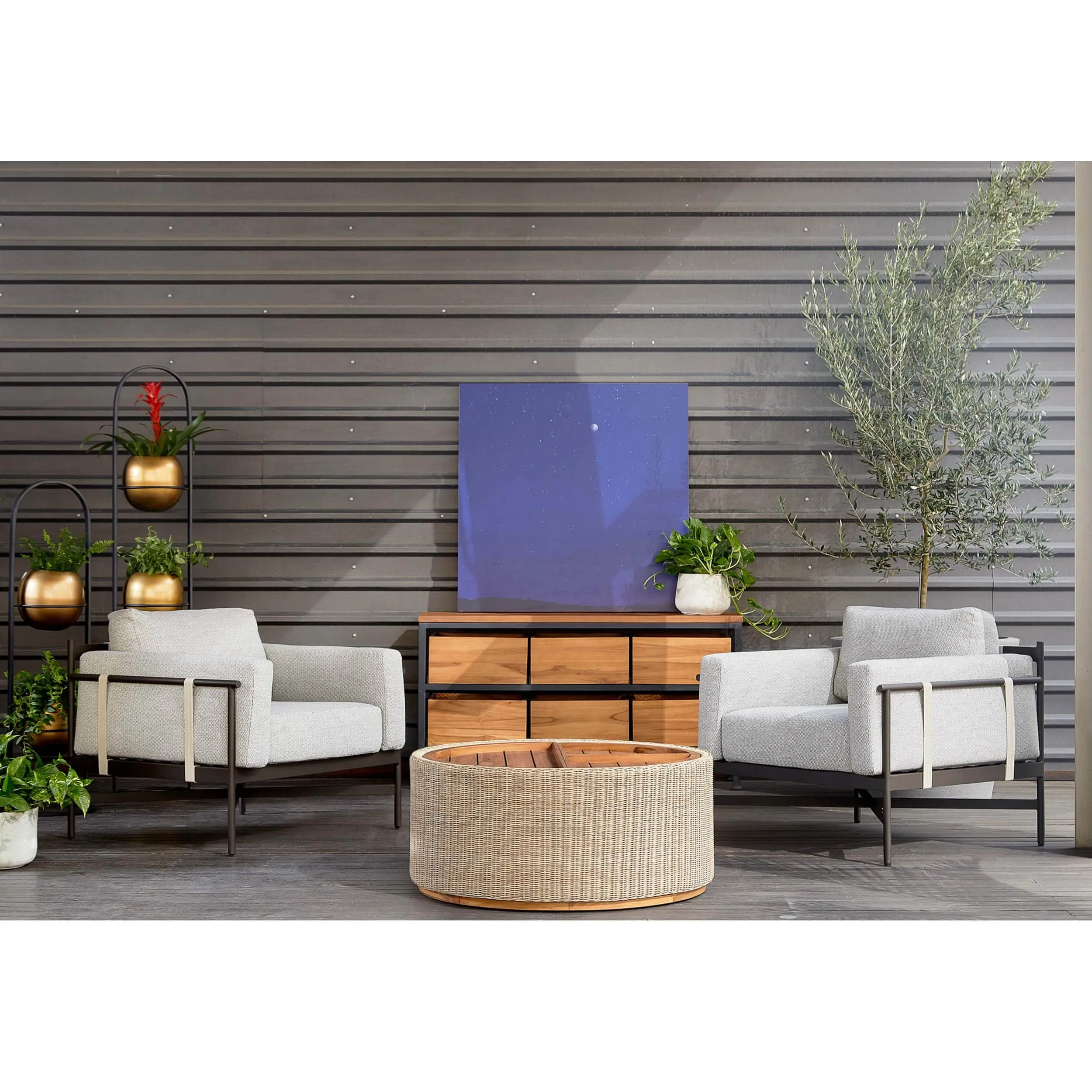 Hearst Outdoor Chair, Faye Sand