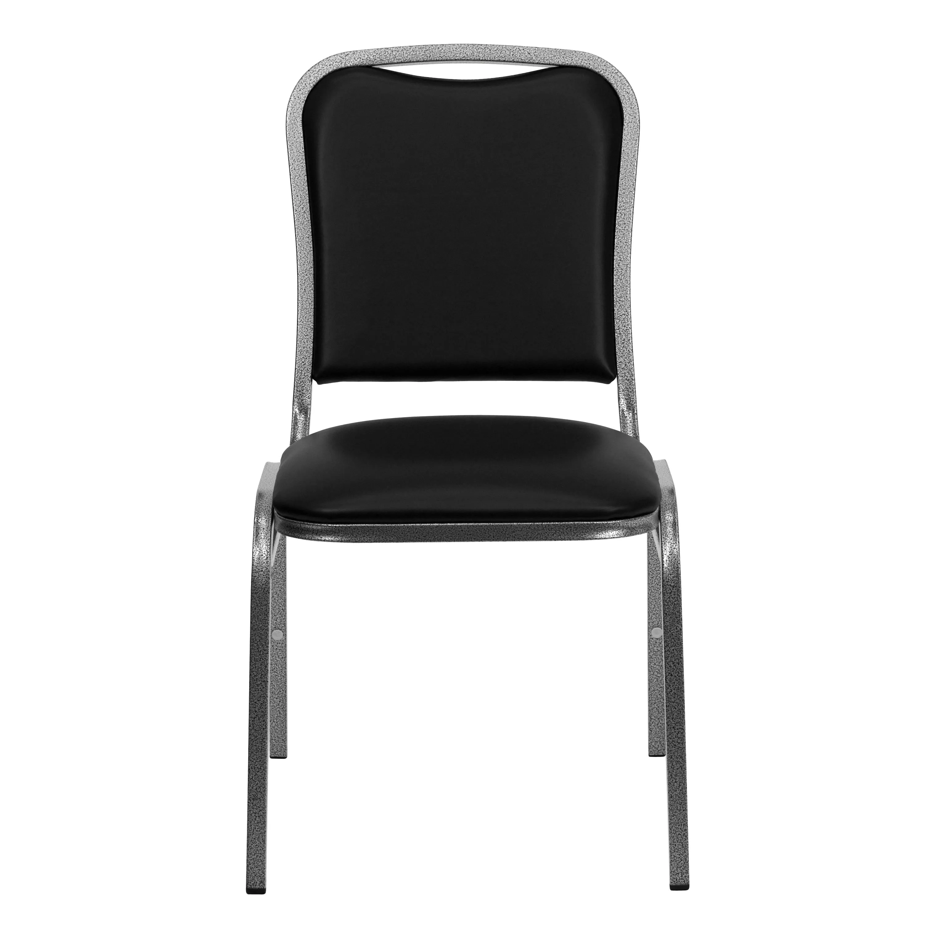 HERCULES Series Stacking Banquet Chair with Vinyl and 1.5'' Thick Seat - Frame