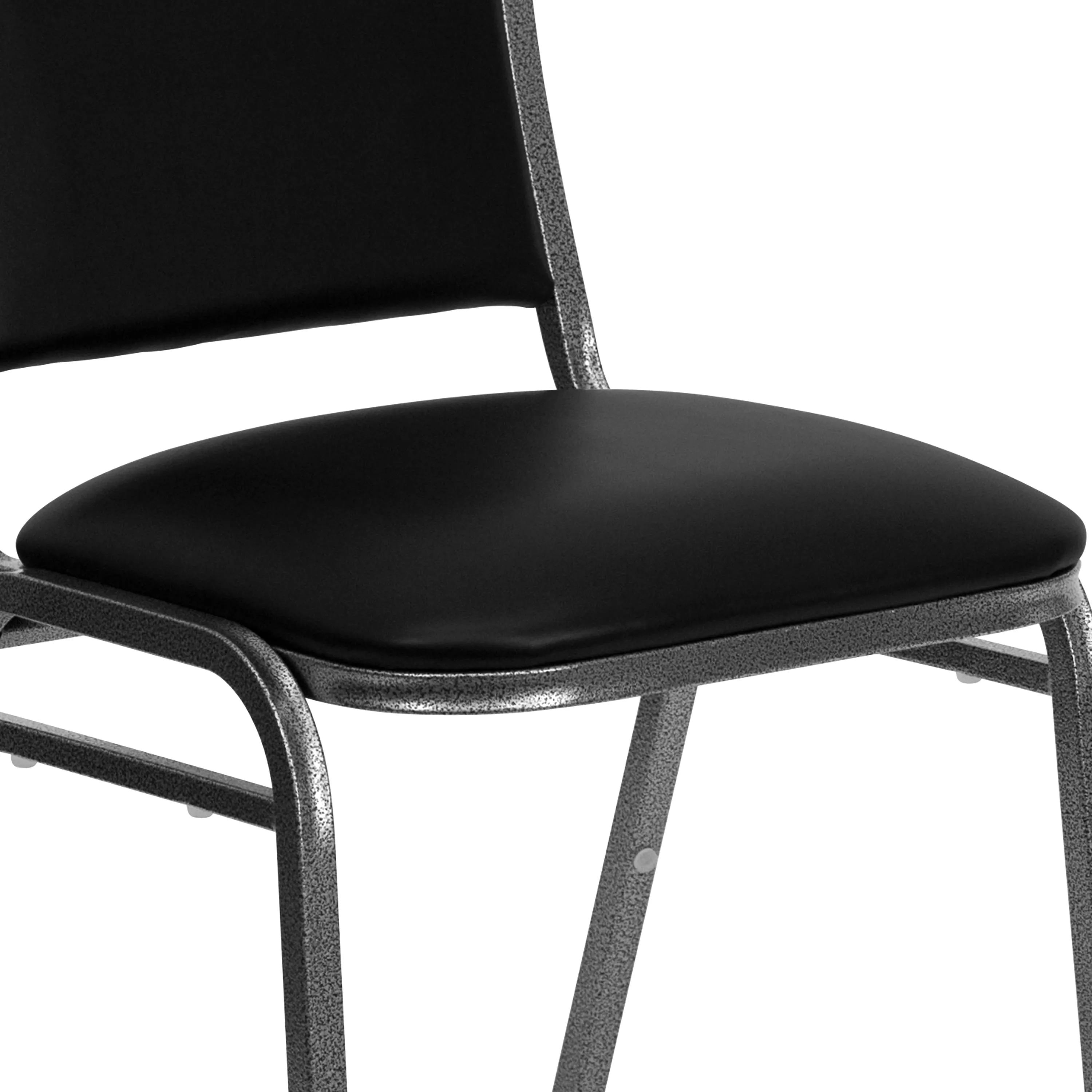 HERCULES Series Stacking Banquet Chair with Vinyl and 1.5'' Thick Seat - Frame
