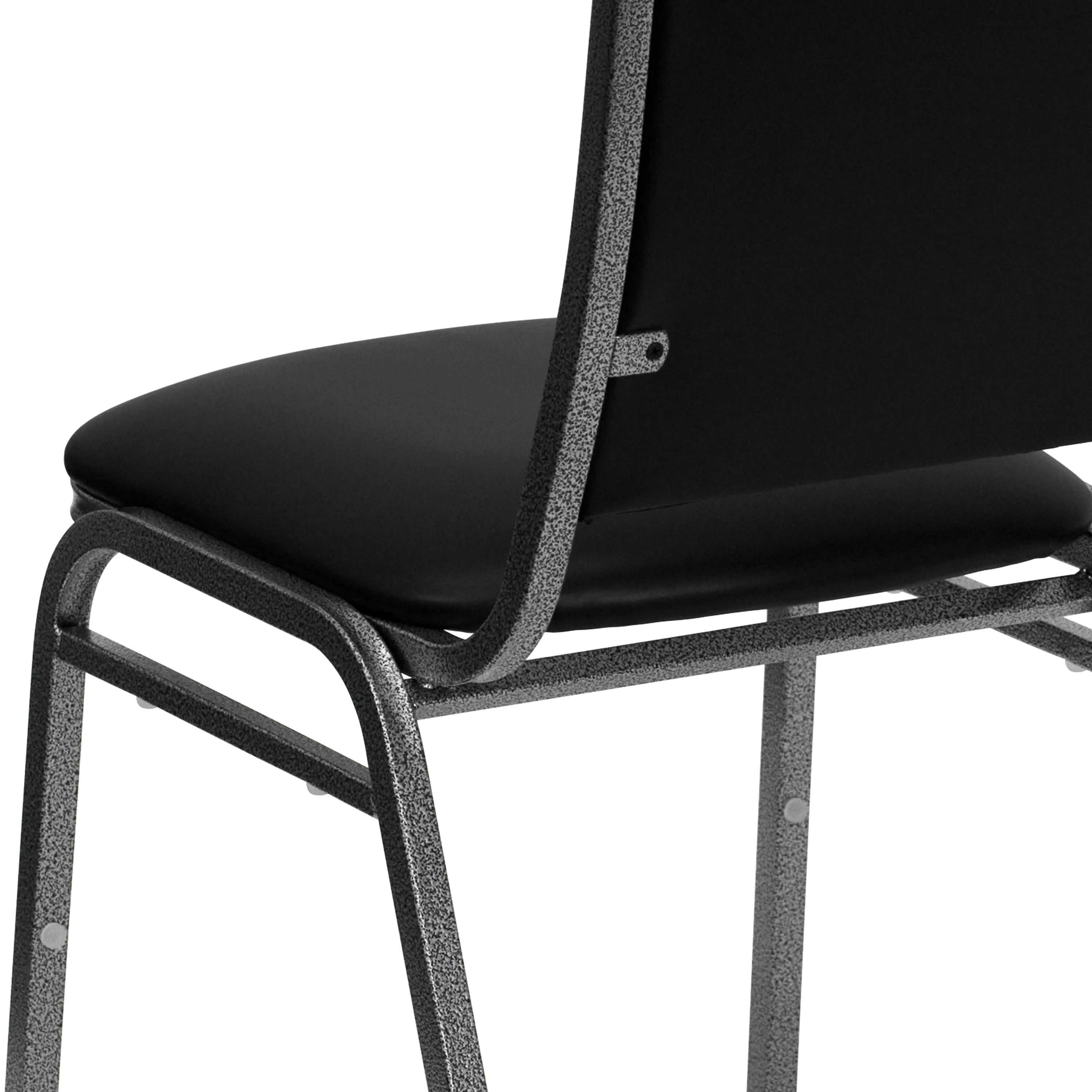 HERCULES Series Stacking Banquet Chair with Vinyl and 1.5'' Thick Seat - Frame