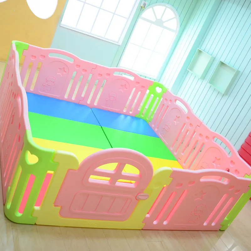 Ifam Fence Playpens Marshmallow Baby Room 6Pack