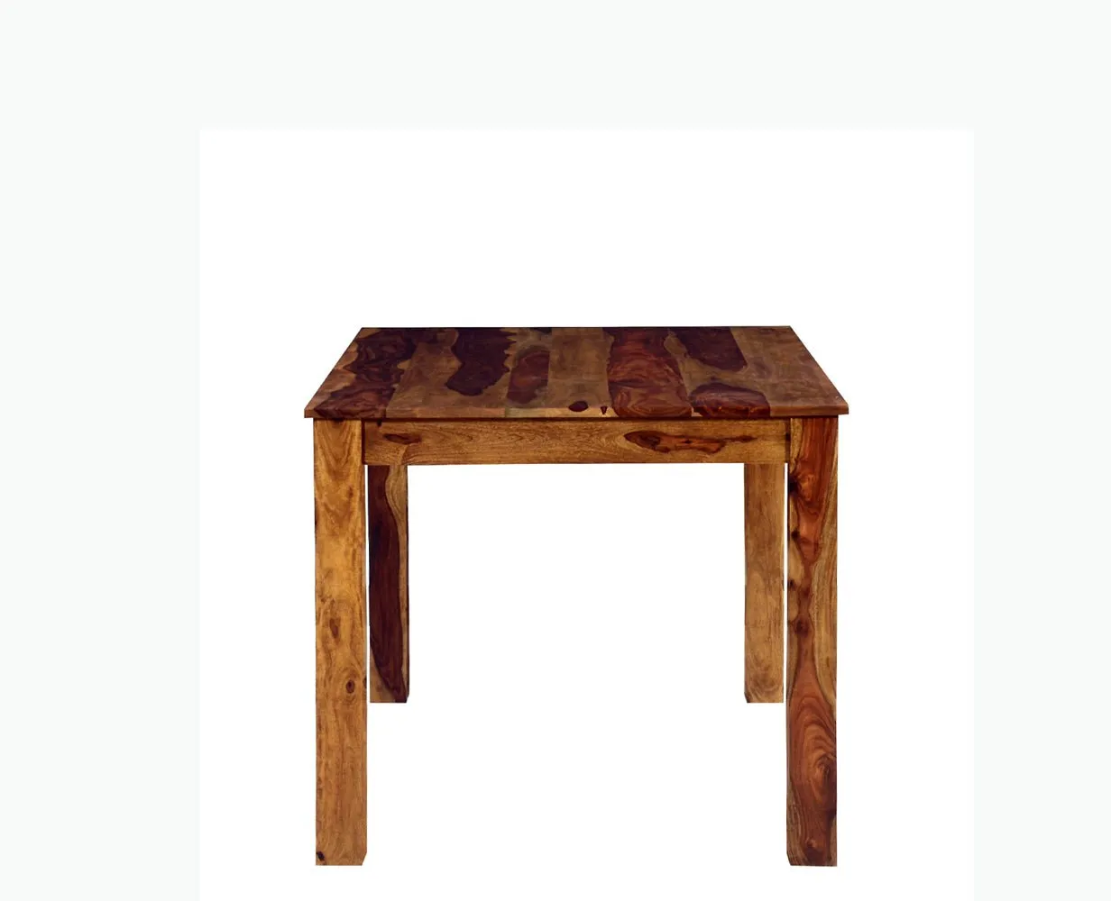 Jaipur Sheesham Wood 4 Seater Dining Table Set with 2 Chair & Bench For Dining Room