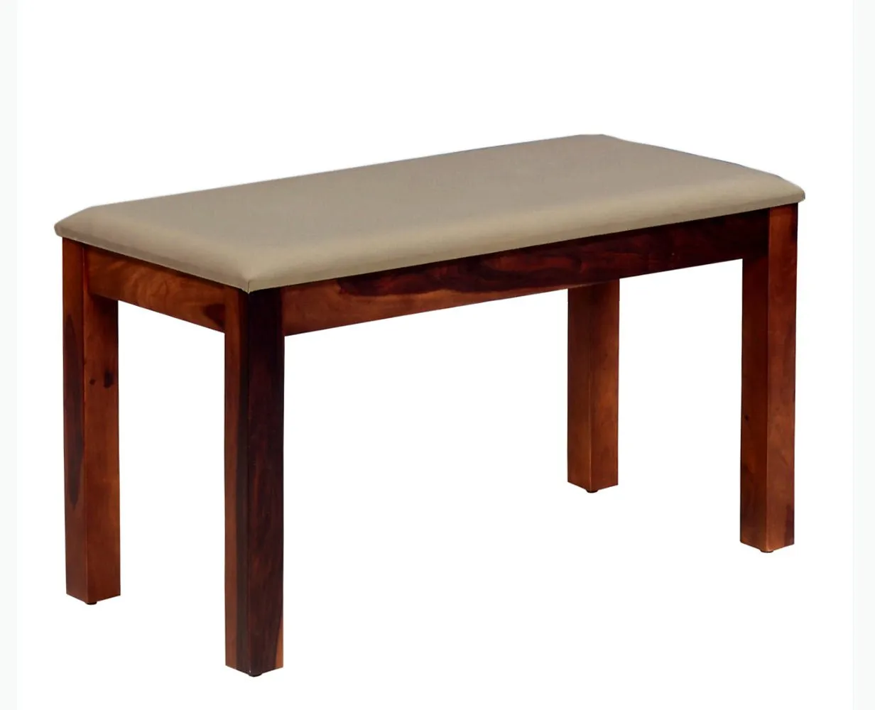 Jaipur Sheesham Wood 4 Seater Dining Table Set with 2 Chair & Bench For Dining Room