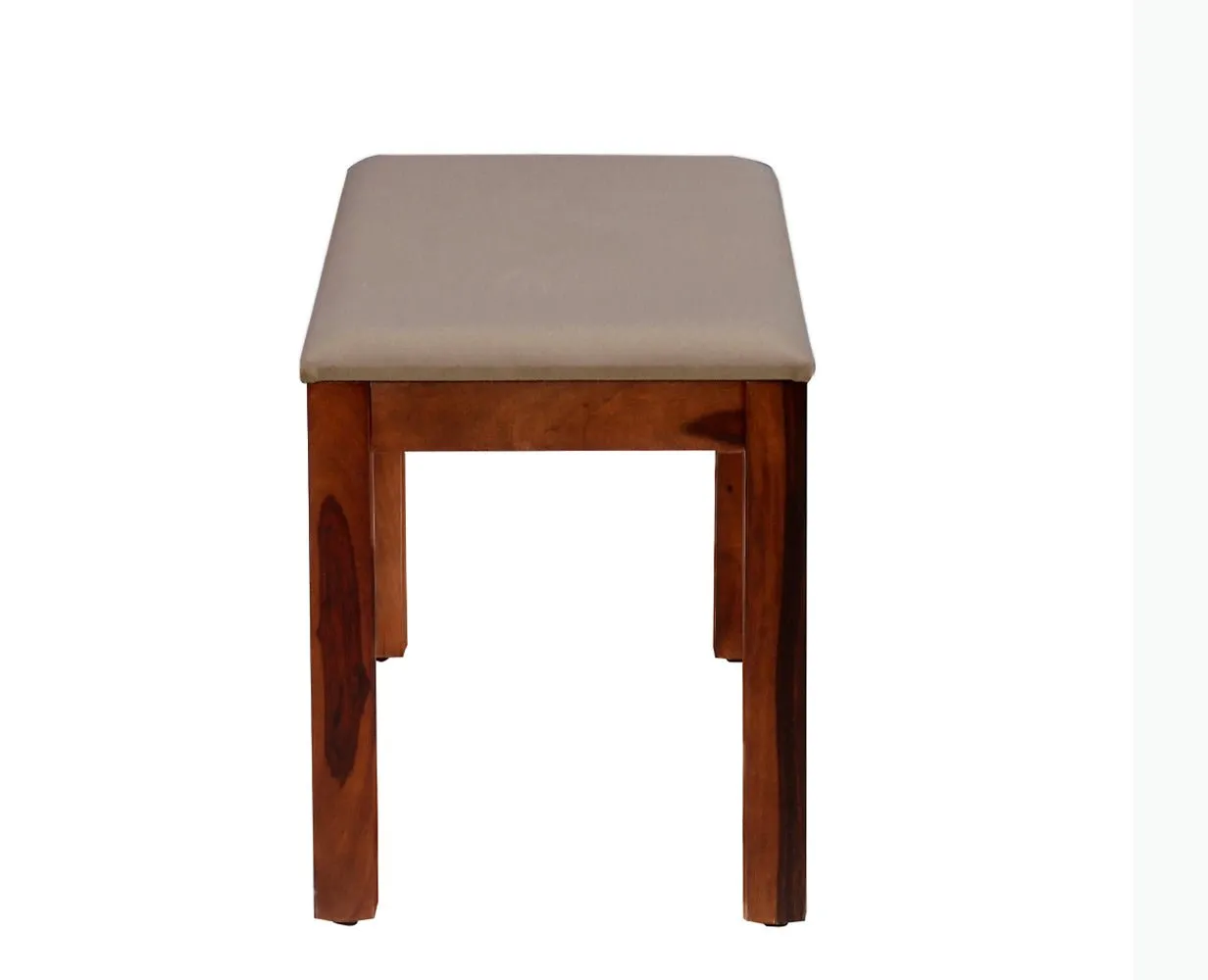 Jaipur Sheesham Wood 4 Seater Dining Table Set with 2 Chair & Bench For Dining Room