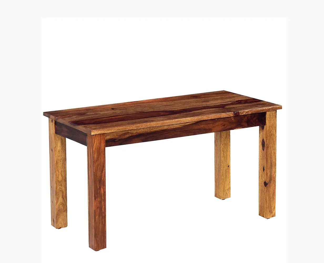 Jaipur Sheesham Wood 4 Seater Dining Table Set with 2 Chair & Bench For Dining Room