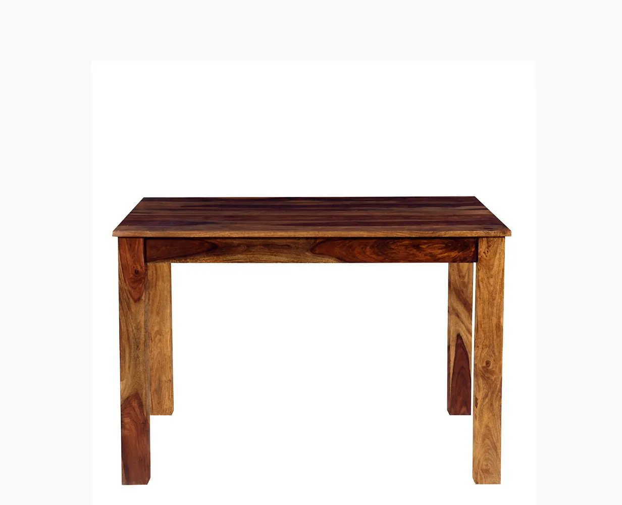 Jaipur Sheesham Wood 4 Seater Dining Table Set with 2 Chair & Bench For Dining Room