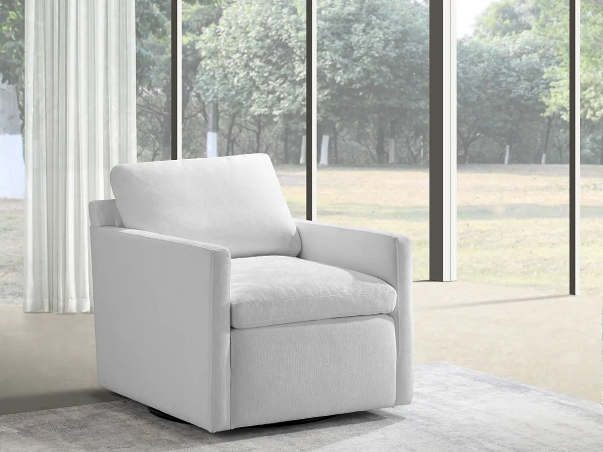 JoJo Fletcher Luxe Feather and Down Swivel Chair