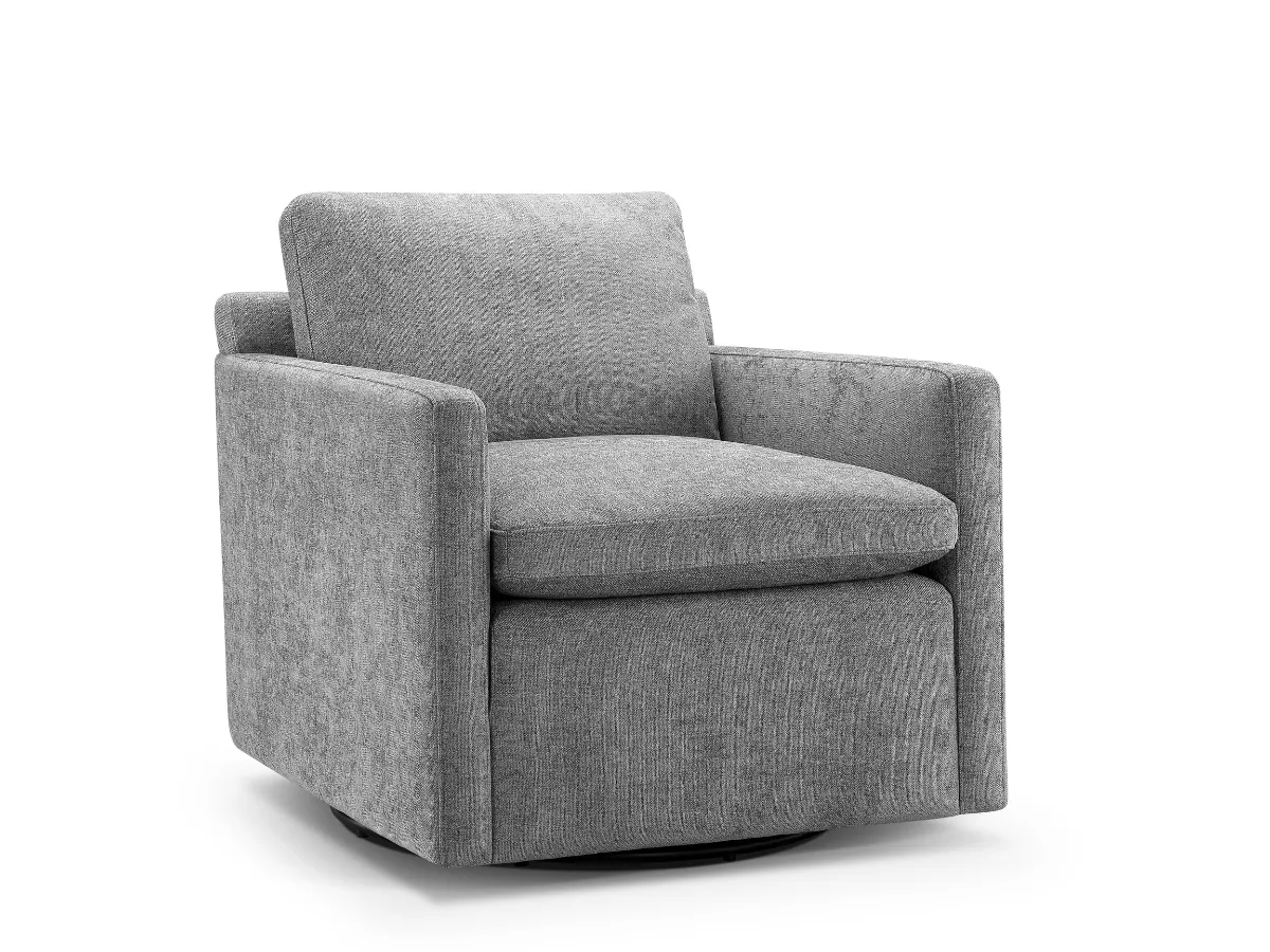 JoJo Fletcher Luxe Feather and Down Swivel Chair
