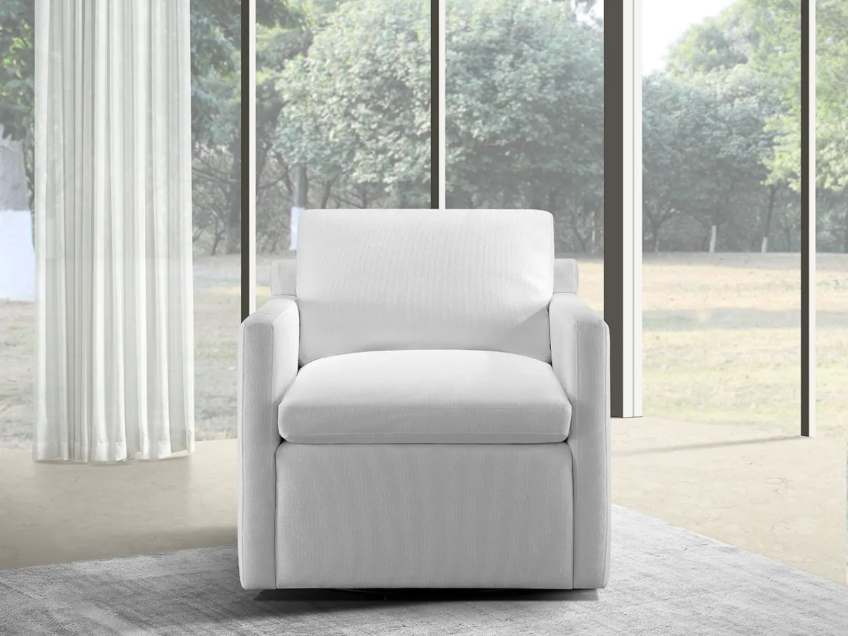 JoJo Fletcher Luxe Feather and Down Swivel Chair
