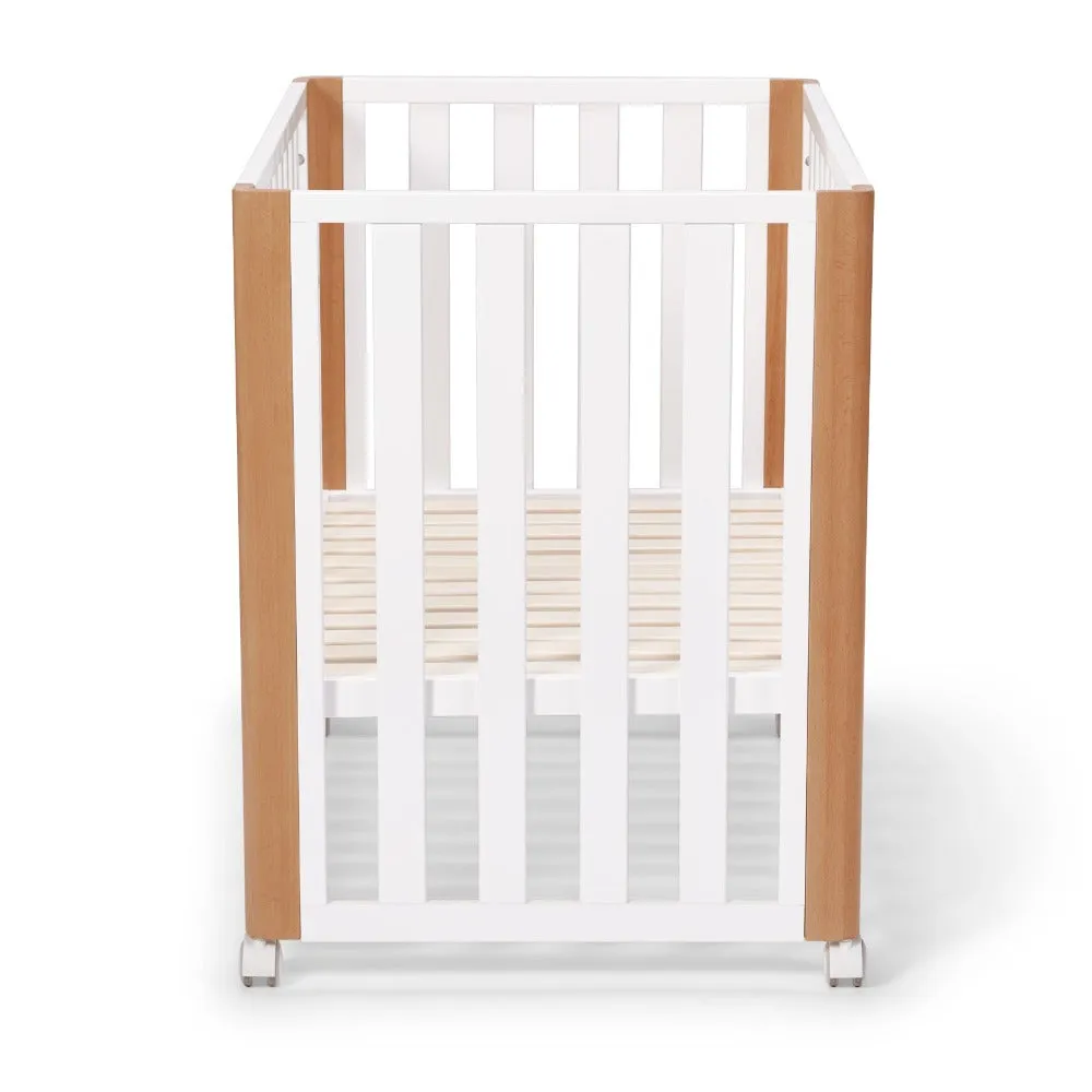 Kinderkraft Koya Wooden 4in1 Cot With Playpen Function   Mattress White