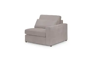 Kylie Modular Sofa - Mocha Right Hand Arm Piece - 110 CM
